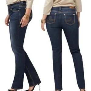 Melissa McCarthy Seven7 Straight Jeans Size 24W Stretch Denim